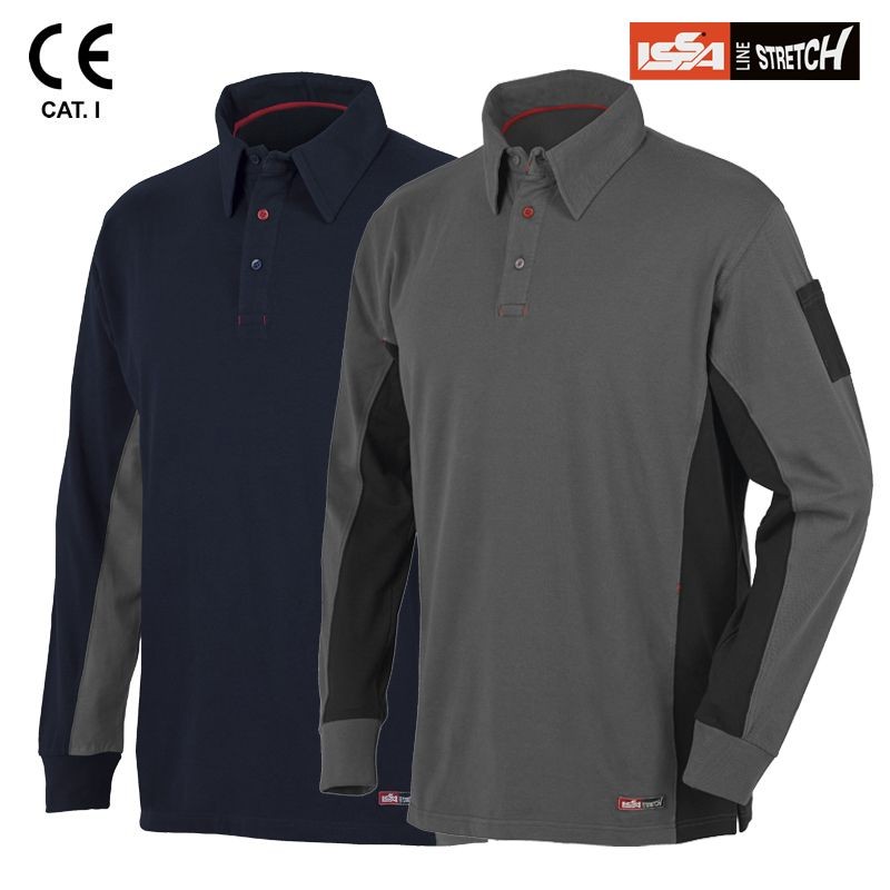 Tricou POLO ML PINUS stretch cu maneca lunga