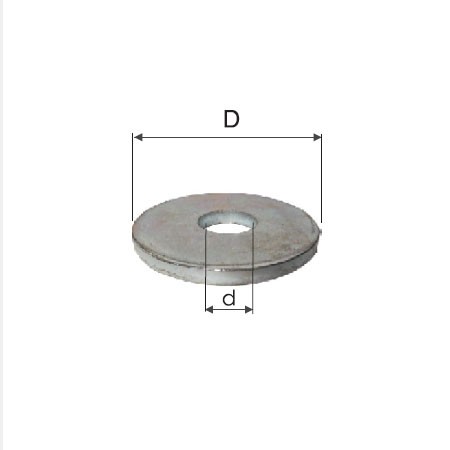 SAIBE ZINCATE LATE GROASE M12 (13.4/42.2MM), 100/SET