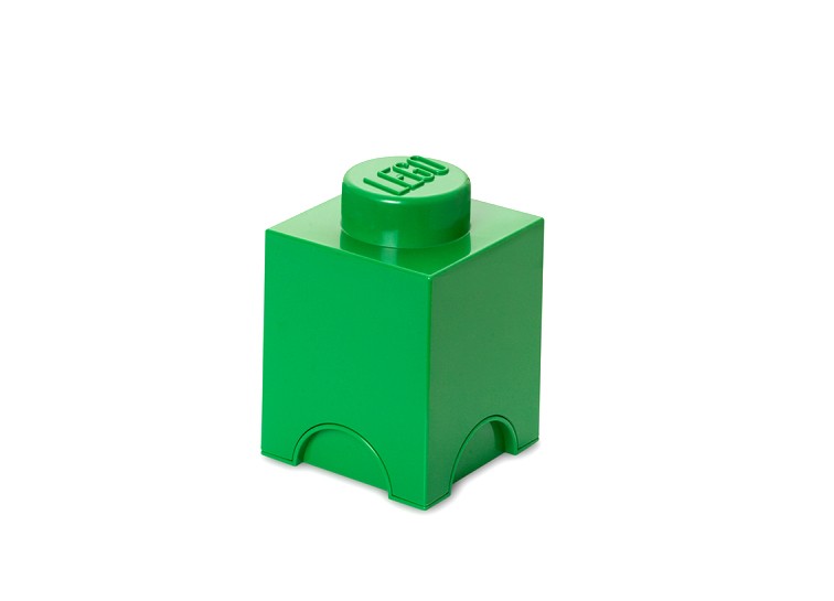 Cutie depozitare LEGO 1x1 verde inchis (40011734)