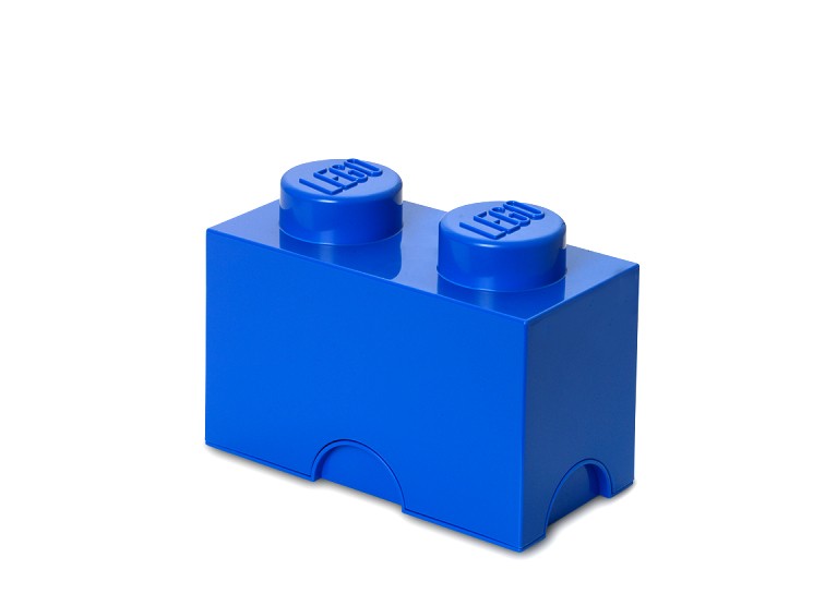 Cutie depozitare LEGO 1x2 albastru inchis (40021731)