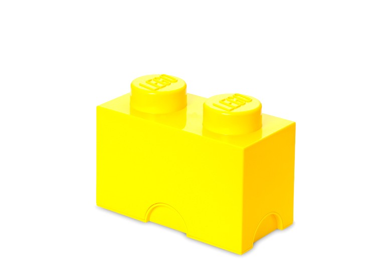 Cutie depozitare LEGO 1x2 galben (40021732)