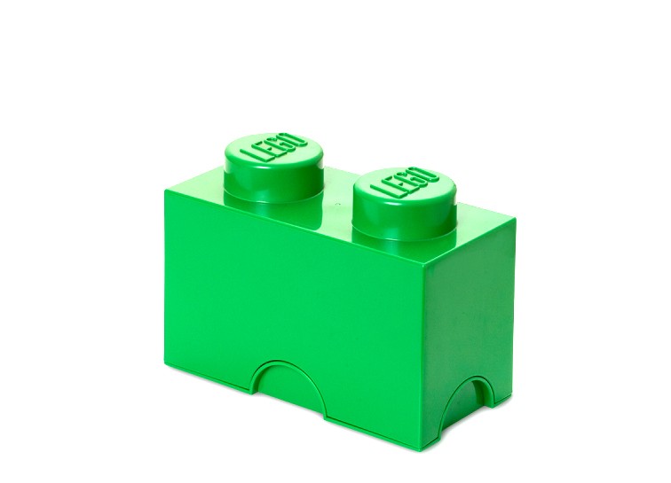 Cutie depozitare LEGO 1x2 verde inchis (40021734)