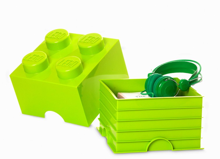 Cutie depozitare LEGO 2x2 verde deschis (40031220)