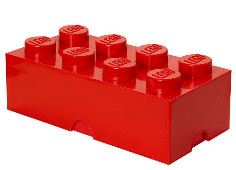 Cutie depozitare LEGO 2x4 rosu (40041730)