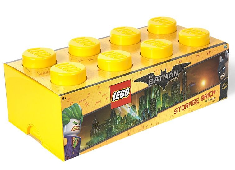 Cutie depozitare LEGO Batman 2x4 galben (40041754)