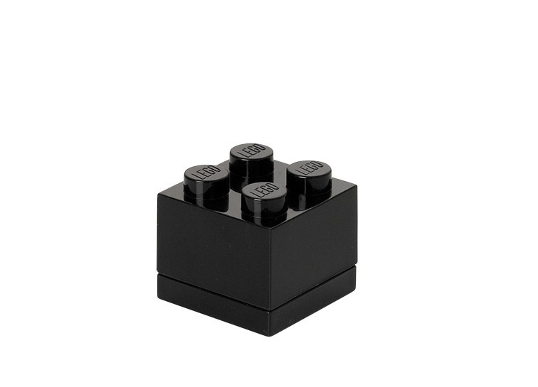 Mini cutie depozitare LEGO 2x2 negru (40111733)