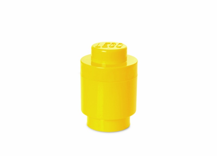 Cutie rotunda depozitare LEGO 1x1 galben (40301732)