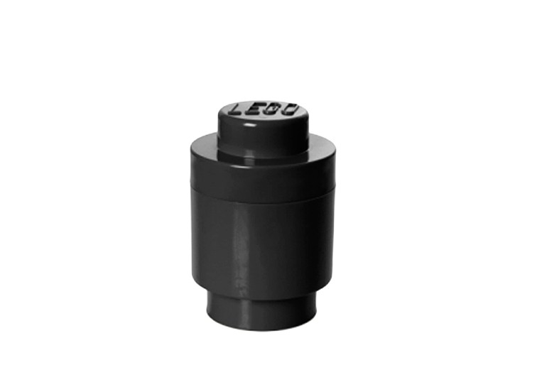 Cutie rotunda depozitare LEGO 1x1 negru (40301733)