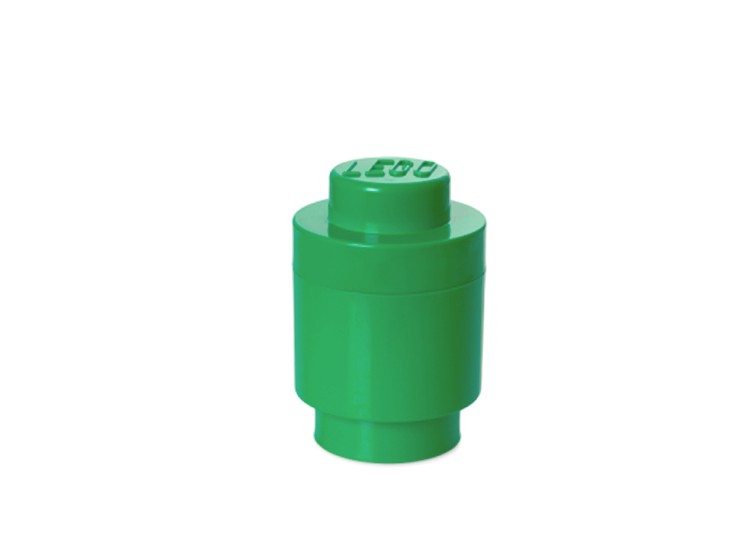 Cutie rotunda depozitare LEGO 1x1 verde inchis (40301734)