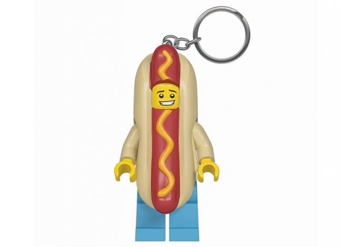 Breloc cu lanterna LEGO  Baiatul Hot Dog   (LGL-KE119)