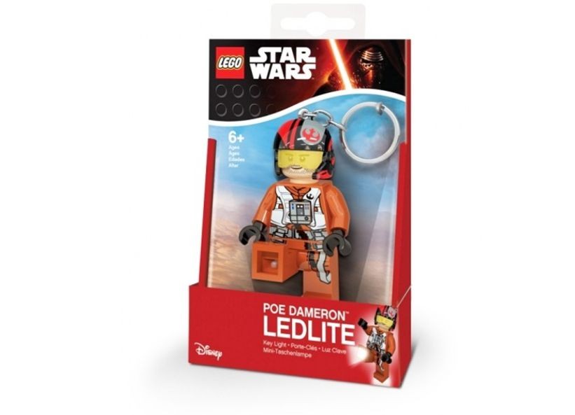 Breloc cu lanterna LEGO Star Wars Poe Dameron (LGL-KE95)
