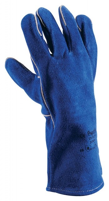 Mănuși protecție sudor Blue Welding piele spalt MIG 2000044