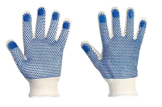 Mănuși de protecție Grip BBC-PES tricotate aplicații PVC 2232092