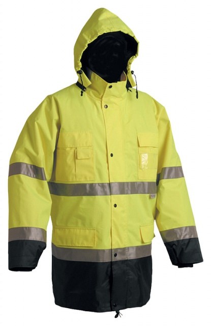 Geacă de iarnă reflectorizantă Malabar galben 309597