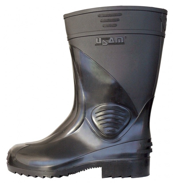 Cizme de protecție apă-noroi din PVC negre înălțime 31 cm 9001