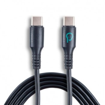 Cablu SPACER USB tip C la USB tip C, 100cm, negru (5949046614916)