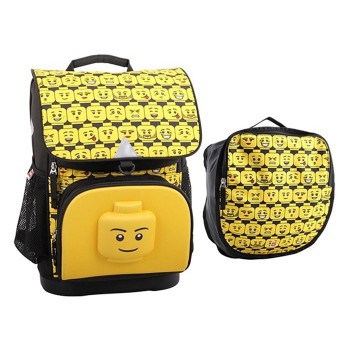 Ghiozdan LEGO Minifigurine cu sac sport