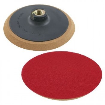 SUPORT DISC ABRAZIV AUTO-ADEZIV GUMAT CU FILET125MM