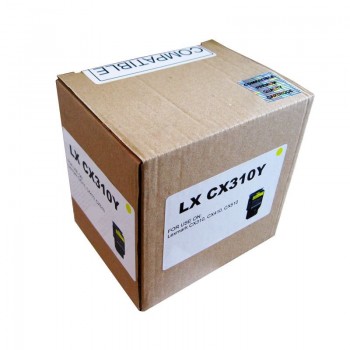 Cartus toner Remanufacturat  compatibil cu Lexmark CX310 yellow