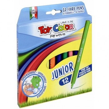 Carioci Toy Color Juniori, 12 culori