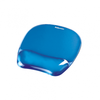 Mouse pad Fellowes cu suport gel, albastru