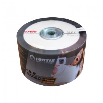 CD-R Fortis, 700MB, 52x, 50 buc