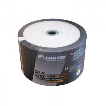 CD-R Fortis printabil, 700MB, 52x, 50 buc