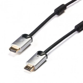 Cablu video Serioux Premium Gold, HDMI tata - HDMI tata, Ethernet, suporta rezolutii pana la 4K2K (4090x2160 pixeli), compatibil Blu-Ray si 3D,