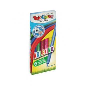 Carioci Toy Color Arlekino, 6 culori