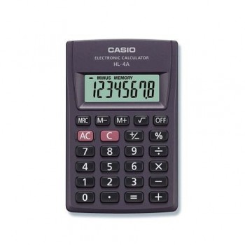 Calculator de buzunar Casio HL-4A, 8 digits