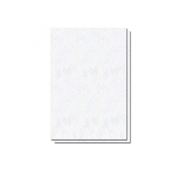 Coperti carton, A4, 210 gr, imitatie piele, alb, 100 bucati/top