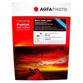 Hartie foto Agfa Matte Double  A4, 220 g/mp