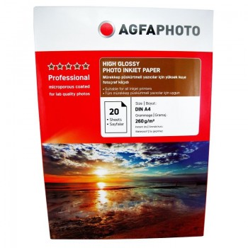 Hartie foto Agfa Ultra Glossy A4 RC, 260 g/mp