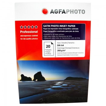 Hartie foto Agfa Ultra Glossy Satin A4 RC, 260 g/mp