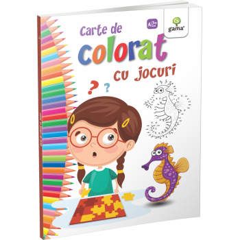 Carte de colorat cu jocuri - Ediția 2018