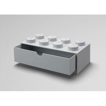 Sertar de birou LEGO 2x4 gri