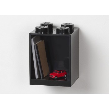 Raft Caramida LEGO 2x2 - Negru