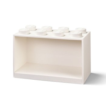 Raft Caramida LEGO 2x4 - Alb 