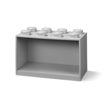 Raft Caramida LEGO 2x4 - Gri