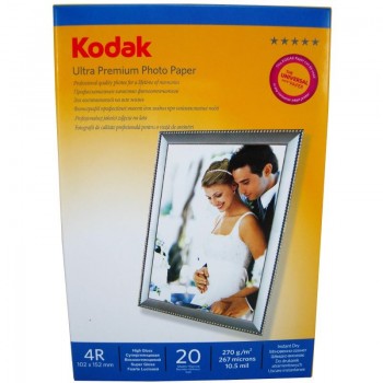 Hartie foto Kodak Ultra Premium High Glossy  4R RC, 270 g/mp