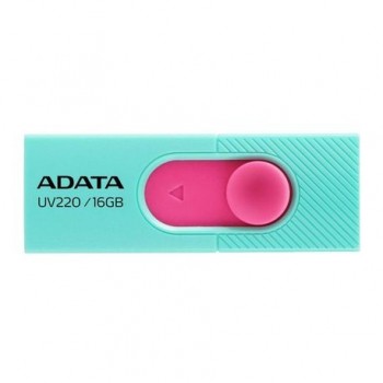 USB Flash Drive ADATA UV220 16Gb, green/pink retail, USB 2.0