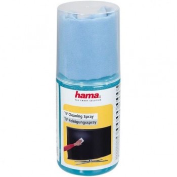 Kit curatare ecrane spray si laveta Hama 99095878 200 ml