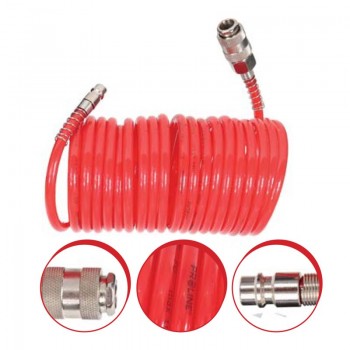 FURTUN AER SPIRALAT CU CUPLE RAPIDE 6.5X10MM15M