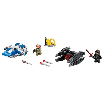 A-Wing contra TIE Silencer Microfighters (75196)