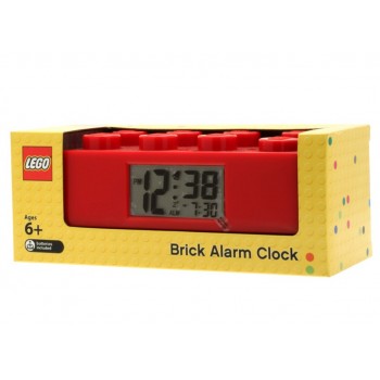 Ceas desteptator LEGO caramida rosie  (9002168)