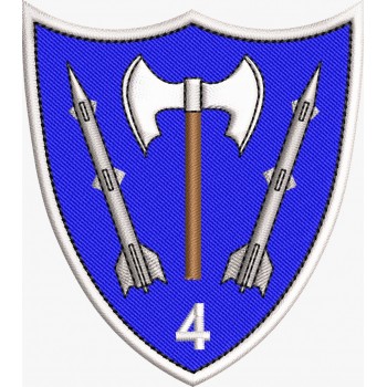 EMBLEMA Batalionul 4 Rachete Sol Aer Colonel Mircea Aelenei