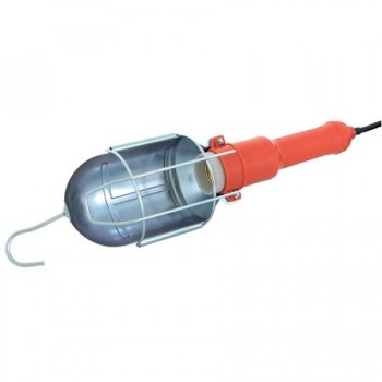 LAMPA ILUMINARE CU CARLIG SI SCUT METALIC 60W220V