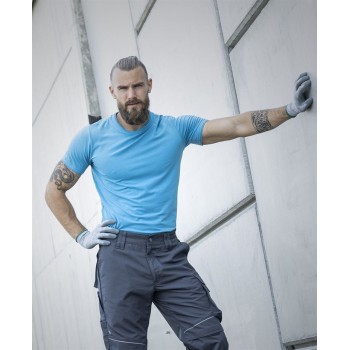 Tricou TRENDY albastru deschis - H13150