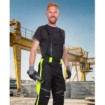Pantaloni de lucru cu pieptar NEON - H6402