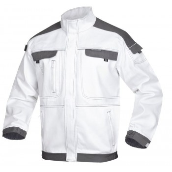 Jacheta de lucru PROFESIONALA COOL TREND ALB-GRI H8800 